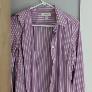 Banana Republic Stretch Professional Button-Down Long Sleeved Shirt